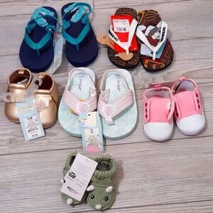 (18-0215)  🔥3/$20🔥  6 PAIRS KIDS / BABY'S SANDALS